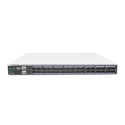 Data Center Switch 32 x 400G QSFP56-DD, 2 x 10G SFP+