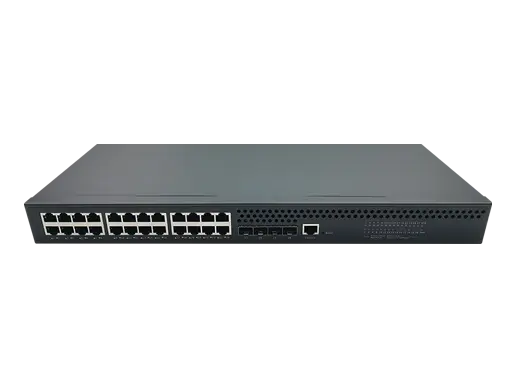 Layer 2+ Managed PoE Switch 24x10/100/1000M RJ45, Uplink 4x1G/2.5G SFP