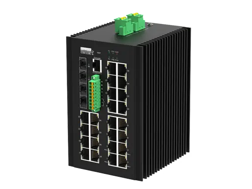 24xGE RJ45, 4x10G SFP+ Support DI/DO and RS485, Port 1-4 Support BT 90w