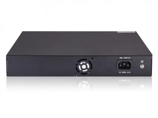 Ethernet PoE switch with 8x10/100M TX ports and 2xGE TX/SFP Combo Ports