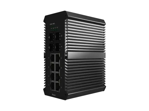 Industrial L2+ Managed Switch 4x1000M SFP, 8x10/100/1000M RJ45