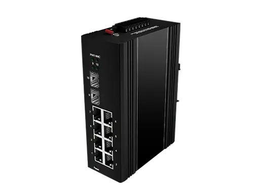 Industrial Managed PoE Switch 8x10/100/1000M RJ45, 2x1000M SFP