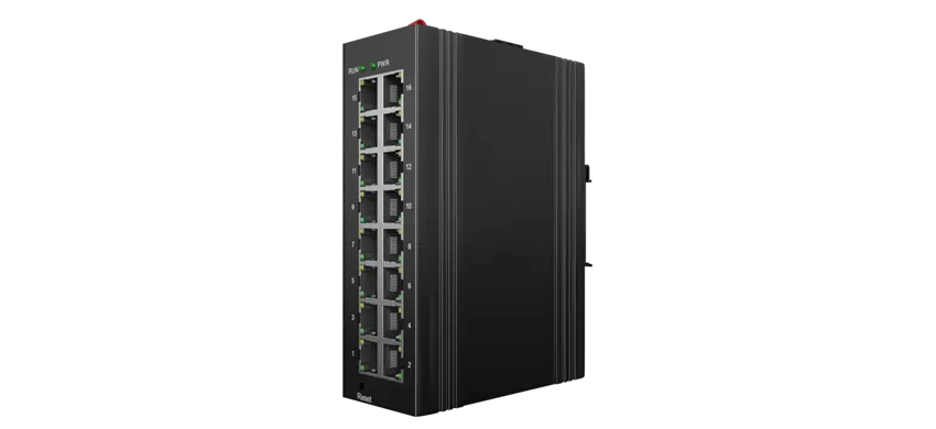 Industrial Managed Switch 16x10/100M RJ45