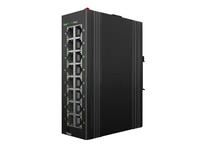Industrial Managed Switch 16x10/100M RJ45