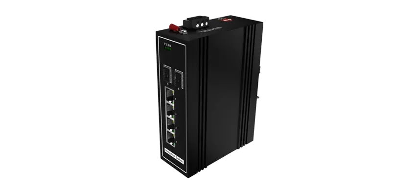 Industrial Switch 2xGigabit SFP, 4x10/100/1000Base-T PoE