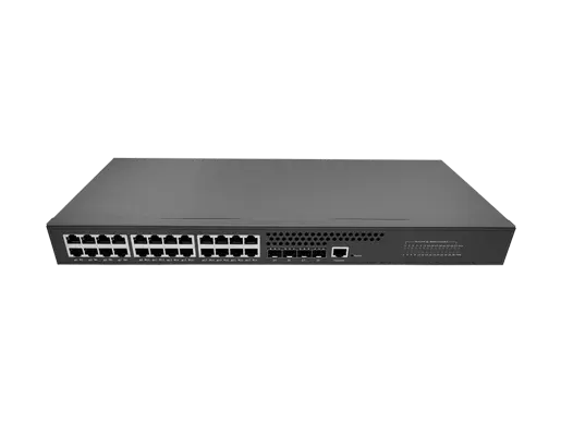 Layer 2+ Managed Switch 24x10/100/1000M RJ45, Uplink 4x1G/2.5G SFP