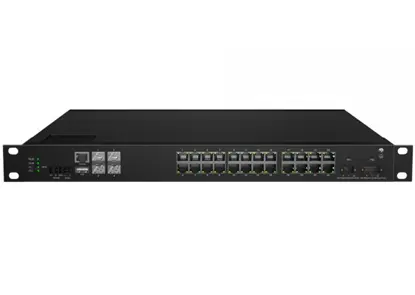 10G Base-X, 24x10/100/1000 Base-T PoE Managed Industrial Switch