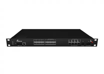 16x1000 Base-X, 8x10/100/1000Base-T Managed Industrial Ethernet Switch (PoE Optional)