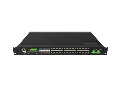 16xGE RJ45, 8xGE Combo, 4x10G SFP+ Support DI/DO and RS485, Port 1-2 Support BT 90w