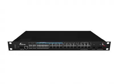 4x10G Base-X, 16x10/100/1000 Base-T, 8x1000M Combo Managed Industrial Switch (PoE Opti