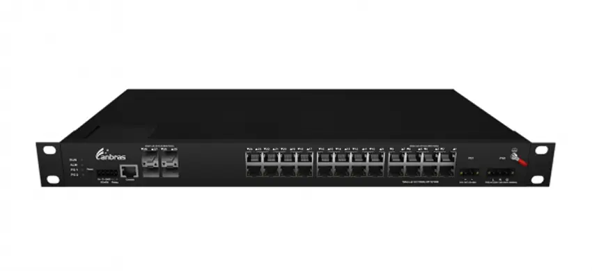 4x10G Base-X, 24x10/100/1000 Base-T Managed Industrial Ethernet Switch (PoE Optional)