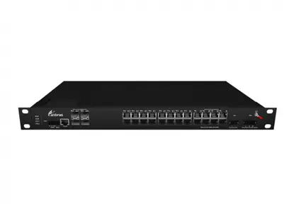 4x10G Base-X, 24x10/100/1000 Base-T Managed Industrial Ethernet Switch (PoE Optional)