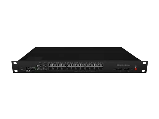 Industrial Rackmount L2 Managed PoE Switch 24x10/100/1000M RJ45, Uplink 4x1G SFP