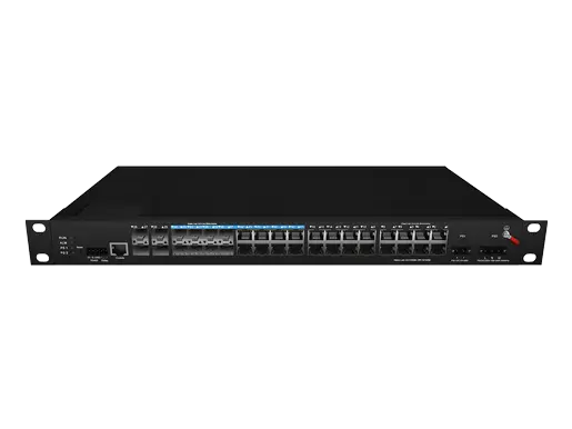 Industrial Rackmount L3 Managed Ethernet Switch 16x10/100/1000M RJ45, 8x1000M Combo, 4x1000M SFP