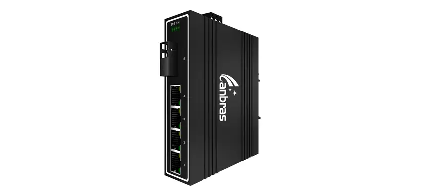1x1000Base-X, 4x10/100/1000Base-T Industrial Ethernet Switch (PoE Optional