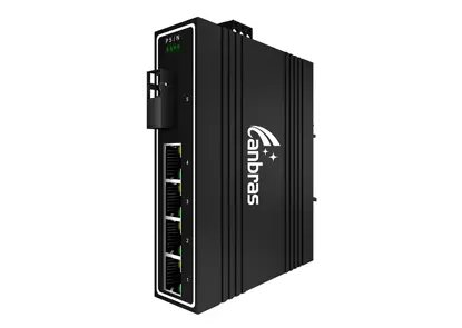 1x1000Base-X, 4x10/100/1000Base-T Industrial Ethernet Switch (PoE Optional