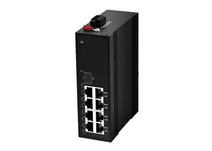 1x1000Base-X, 8x10/100/1000Base-T Unmanaged Industrial Switch (PoE Optional)