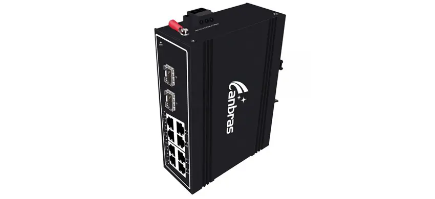 2x1000Base-X, 8x10/100/1000Base-T Unmanaged Industrial Switch (PoE Optional)