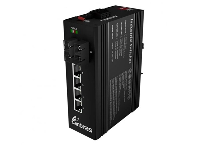 2x100Base-FX, 4x10/100Base-TX Industrial Ethernet Switch (PoE Optional)