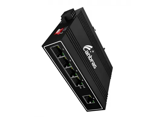 5x10/100/1000Base-T Unmanaged Industrial Switch (PoE Optional)
