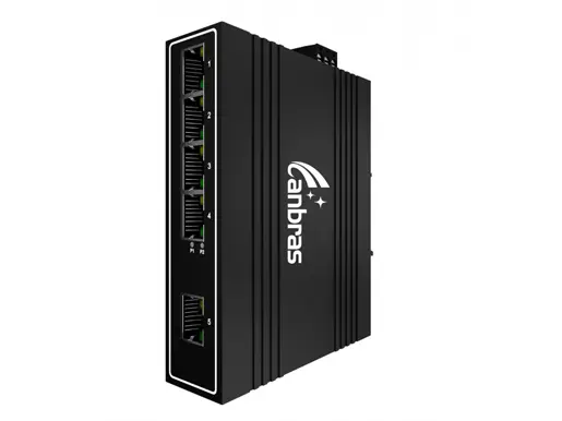 5x10/100Base-T Unmanaged Industrial Switch (PoE Optional)