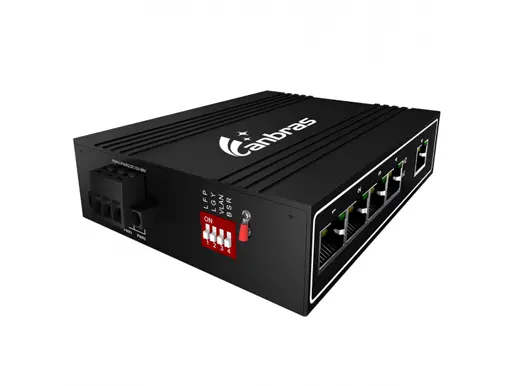 5x10/100Base-T Unmanaged Industrial Switch (PoE Optional)