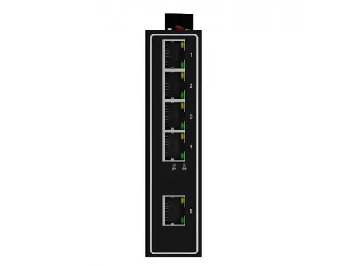 5x10/100Base-T Unmanaged Industrial Switch (PoE Optional)