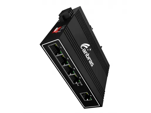 5x10/100Base-T Unmanaged Industrial Switch (PoE Optional)