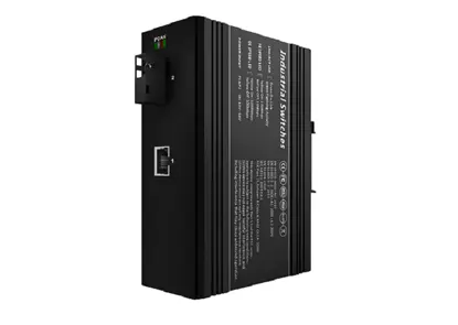 (Din Rail) 1x1000Base-X, 1x10/100/1000Base-T Industrial Media Converter