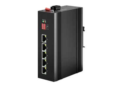 Industrial Ethernet Switch 5x10/100/1000M RJ45 (PoE)