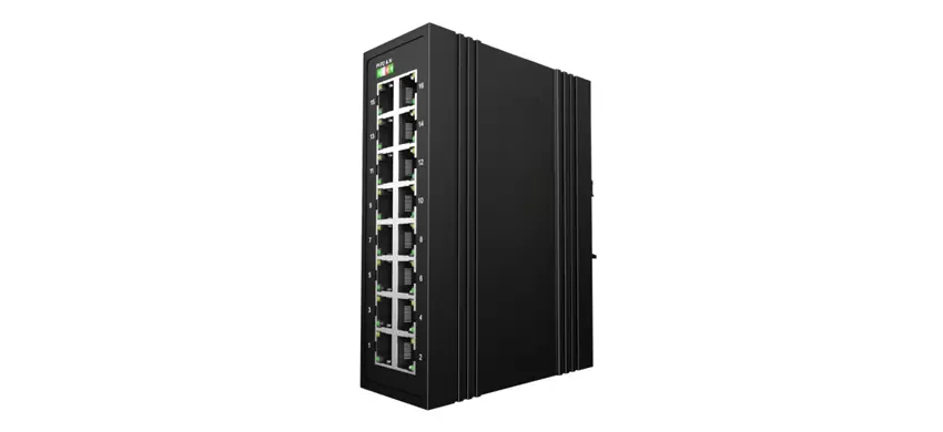IS4N Unmanaged Industrial Ethernet Switch 16x10/100Base-TX