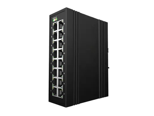 IS6N Unmanaged Industrial Ethernet Switch 16x10/100Base-TX