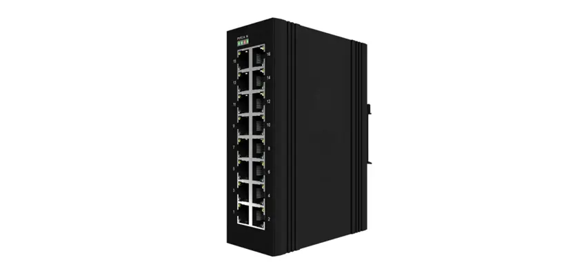IS6N Unmanaged Industrial Ethernet Switch 16x10/100Base-TX