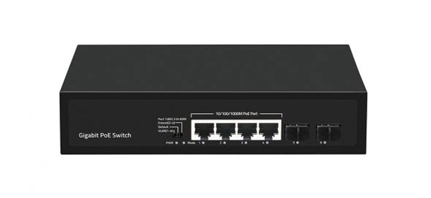 6 Port Gigabit AI PoE BT Switch