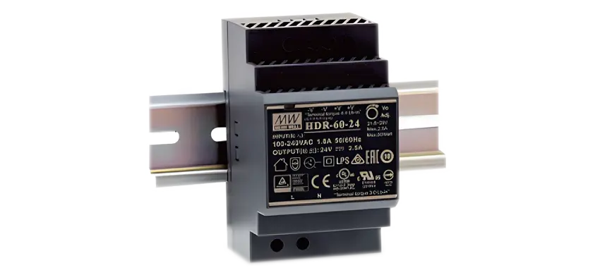 60W Ultra Slim Step Shape DIN Rail