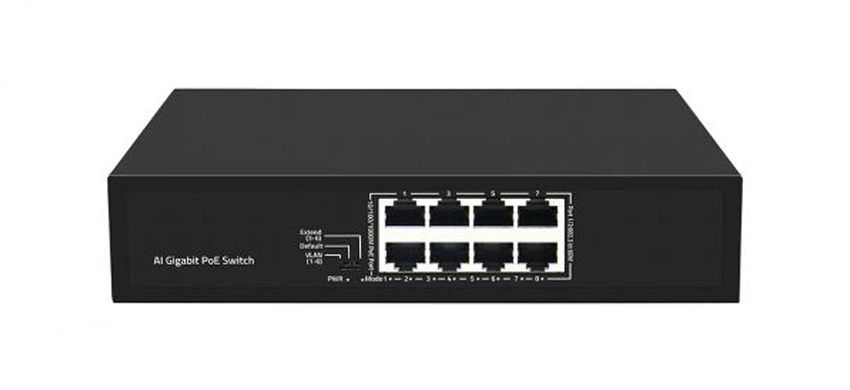8 Port Gigabit AI PoE Switch