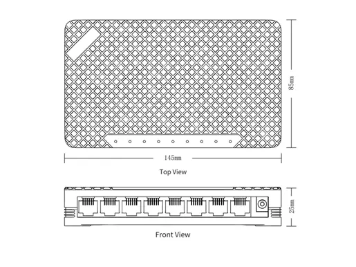 8Port 10/100M Fast Ethernet Switch
