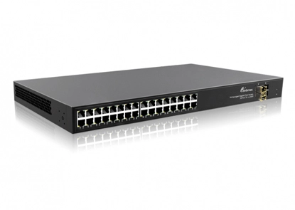 Unmanaged Gigabit 32Port PoE Switch, 32 x 10/100/1000Mbps RJ45 + 4 x Gigabit SFP