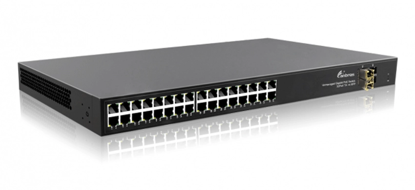 Unmanaged Gigabit 32Port PoE Switch, 32 x 10/100/1000Mbps RJ45 + 4 x Gigabit SFP