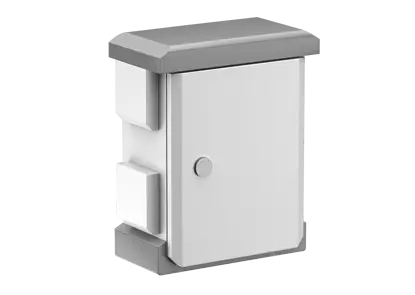 Hybrid Solar IoT Smart Box: Solar Control + Mains Electricity + Managed Switch Module (8GE PoE/Port1