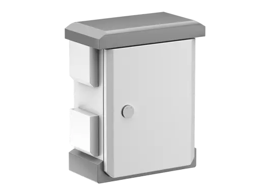 Hybrid Solar IoT Smart Box: Solar Control + Mains Electricity + Managed Switch Module (8GE PoE/Port1