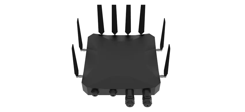 5G Industrial Router 1x1000M ETH WAN/LAN, 1x1000M ETH LAN 2 Micro-SIM slot & 2.4GHz/5.8GHz WIFI Supp