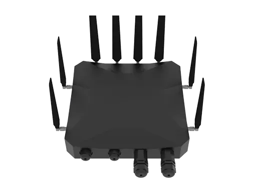 5G Industrial Router 1x1000M ETH WAN/LAN, 1x1000M ETH LAN 2 Micro-SIM slot & 2.4GHz/5.8GHz WIFI Supp