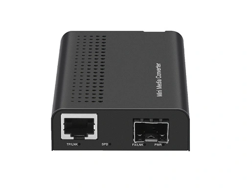 Miniature Fast Ethernet 10/100Base-TX to 100Base-FX Media Converter