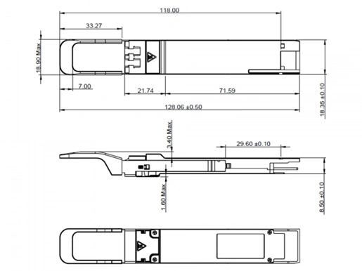 200Gb/s QSFP-DD ER4 40km Transceiver