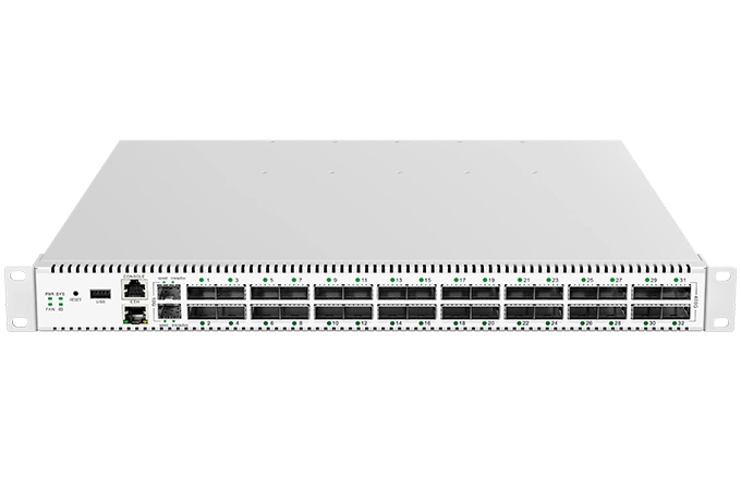 Data Center White Box Switch 32x400G QSFP56-DD, 2x10G SFP+