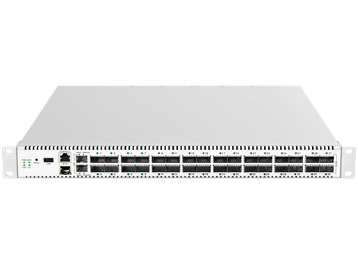Data Center White Box Switch 32x400G QSFP56-DD, 2x10G SFP+