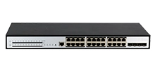 Stackable L3 Lite Managed PoE Switch 24x10/100/1000M RJ45, 4x10G SFP+
