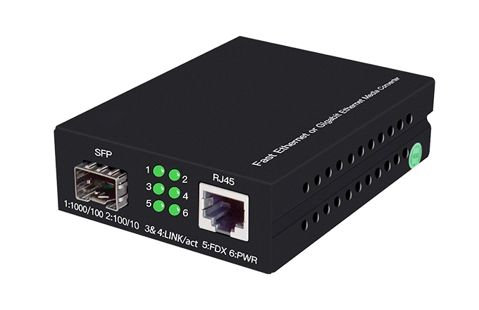 Gigabit DIP Media Converter 1000Base-X to 10/100/1000Base-T