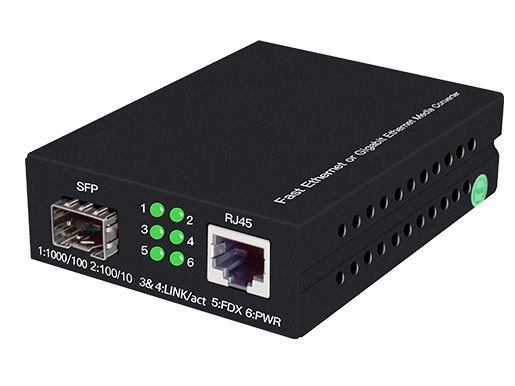 Gigabit DIP Media Converter 1000Base-X to 10/100/1000Base-T